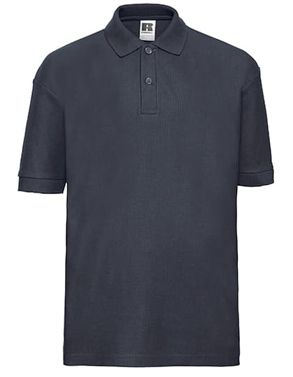 Kids Classic Polycotton Polo — French Navy