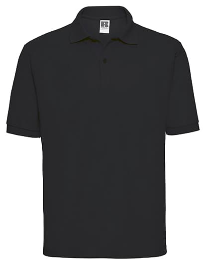 Men's Classic Polycotton Polo — Black