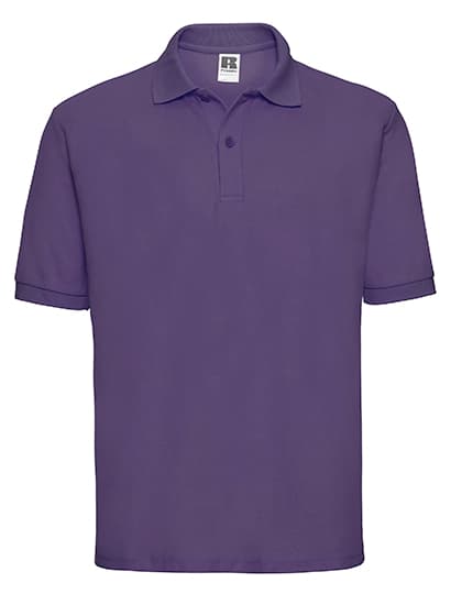Men's Classic Polycotton Polo — Purple
