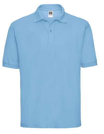Men's Classic Polycotton Polo — Sky