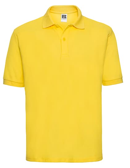 Men's Classic Polycotton Polo — Yellow