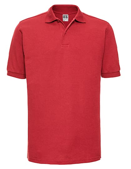 Hardwearing Polycotton Polo — Bright Red