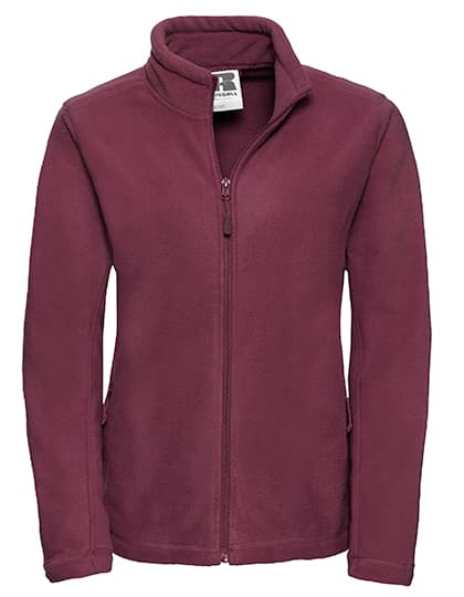 Ladies´ Full Zip Outdoor Fleece — Burgundy