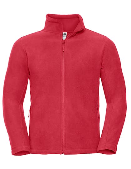Men´s Full Zip Outdoor Fleece — Classic Red