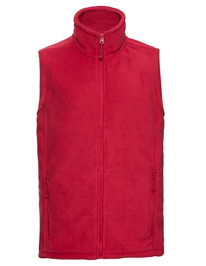 Men´s Outdoor Fleece Gilet — Classic Red