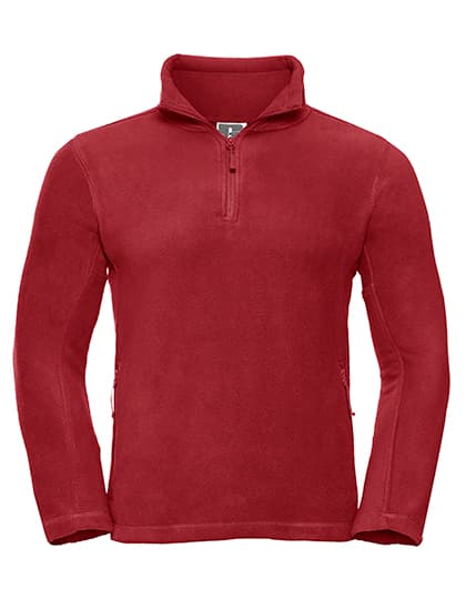 Quarter Zip Outdoor Fleece — Classic Red