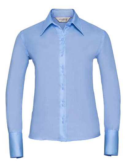 Ladies' Long Sleeve Tailored Ultimate Non-Iron Shirt — Bright Sky